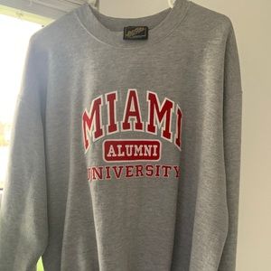 Miami university crewneck